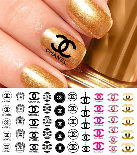 Chanel nail stickers marie